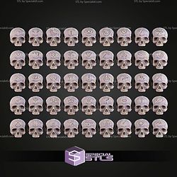Halo Campaign Evolved Skulls STL Files