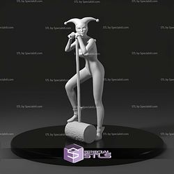 Harley Quinn Basic On Hammer STL Files