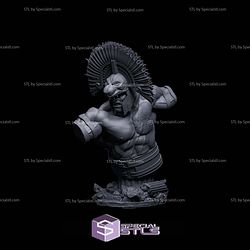 Hercules God Of War Bust STL Files