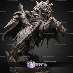 Invincible Lich King On Horse STL Files
