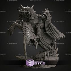 Invincible Lich King On Horse STL Files