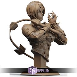 Ivy Valentine Soul Calibur Rose Bust STL Files