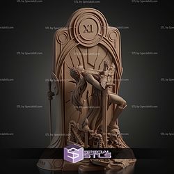 Justice Tarot Arcana STL Files