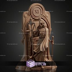 Justice Tarot Arcana STL Files
