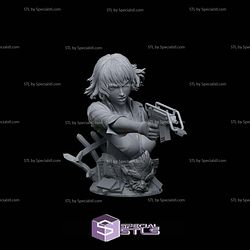 Lady Devil May Cry Gun And Bazoka Bust STL Files