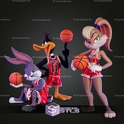 Looney Tunes X Chicago Bulls Trio Lola Bunny No AMS STL Files