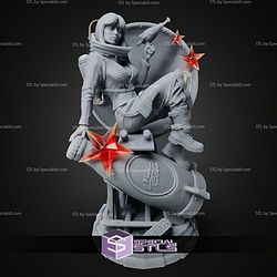 Lucy Fallout Nuka Girl 3D Printing Model