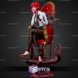 Makima Control Devil On Chair STL Files