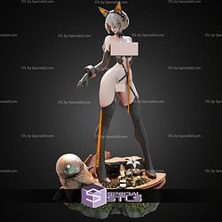 Mecha Cat 2B ALT STL Files