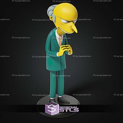 Mr Burns The Simpsons 160mm STL Files