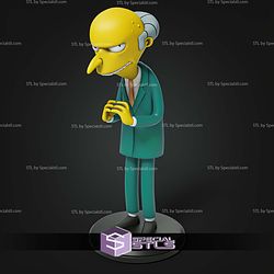 Mr Burns The Simpsons 160mm STL Files