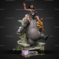 Mowgli And Baloo The Jungle STL Files