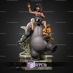 Mowgli And Baloo The Jungle STL Files