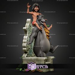 Mowgli And Baloo The Jungle STL Files