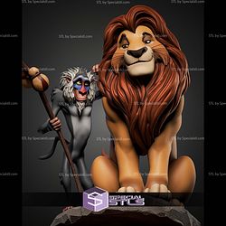 Mufasa And Rafiki STL Files