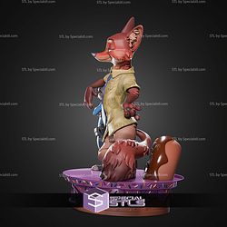 Nick Wilde And Judy Hopps 280mm STL Files