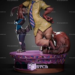 Nick Wilde And Judy Hopps 280mm STL Files