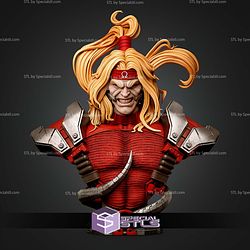 Omega Red Portrait Bust 399mm STL Files