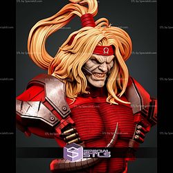 Omega Red Portrait Bust 399mm STL Files