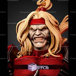Omega Red Portrait Bust 399mm STL Files