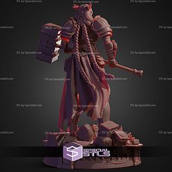 Paladin Girl STL Miniatures