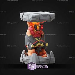 Pokemon Clone Lab Colletion Emboar STL Files