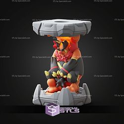 Pokemon Clone Lab Colletion Emboar STL Files