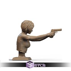 Regina Crisis Pointing Gun Bust STL Files
