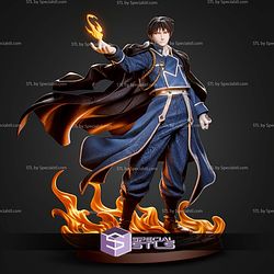 Roy Mustang Fire 233mm STL Files