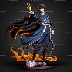 Roy Mustang Fire 233mm STL Files