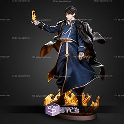 Roy Mustang Fire 233mm STL Files