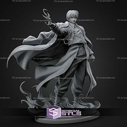 Roy Mustang Fire 233mm STL Files