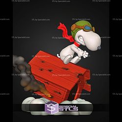 Snoopy Flying Ace STL Files