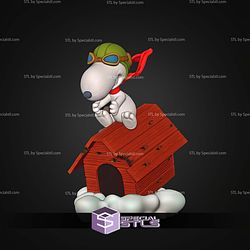 Snoopy Flying Ace STL Files