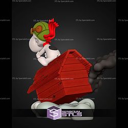 Snoopy Flying Ace STL Files