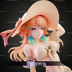Takanashi Kiara At The Beach Hololive EN 256mm STL Files