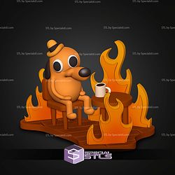This Is Fine Meme STL Files