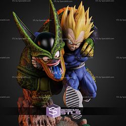 Vegeta Smash Cell Diorama STL Files