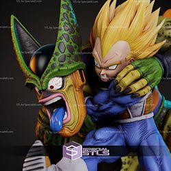 Vegeta Smash Cell Diorama STL Files