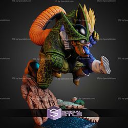 Vegeta Smash Cell Diorama STL Files