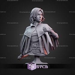 Vin Mistborn Bust 94mm STL Files