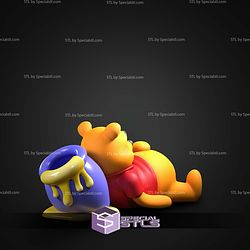 Winnie The Pooh Sleepy STL Files