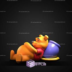 Winnie The Pooh Sleepy STL Files