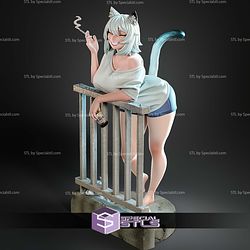 Yani Neko Chainsmokercat 300mm STL Files