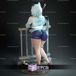 Yani Neko Chainsmokercat 300mm STL Files