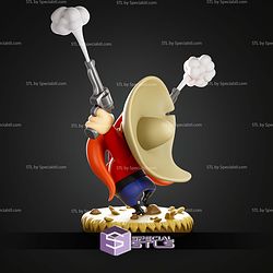 Yosemite Sam 2 Gun STL Files