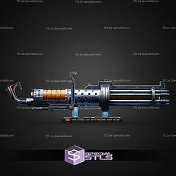 Z 6 Rotary Blaster Cannon Display STL Files