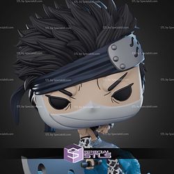 Zabuza Momochi Naruto Funko 134mm STL Files