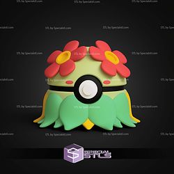 Super Basic STL Bellossom Pokeball