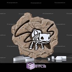 Super Basic STL Bulbasaur Fossil Puzzle